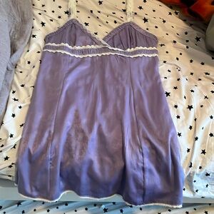 violet purple dress